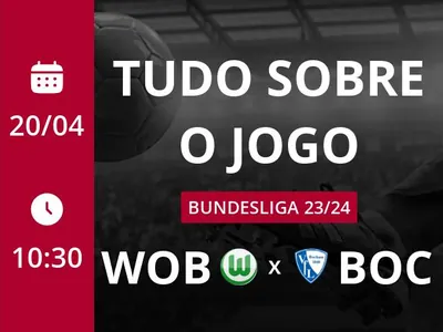 Wolfsburg x Bochum: que horas é o jogo hoje, onde vai ser e mais