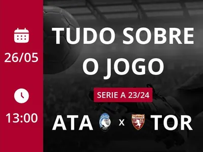 Atalanta x Torino: que horas é o jogo hoje, onde vai ser e mais