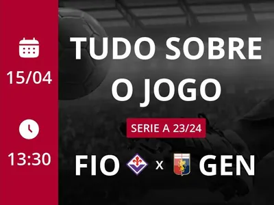 Fiorentina x Genoa: que horas é o jogo hoje, onde vai ser e mais