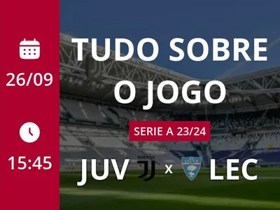 Palpite: Juventus x Lecce – Serie A – 26/9/2023 - Lance!