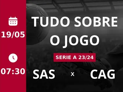 Sassuolo x Cagliari: que horas é o jogo hoje, onde vai ser e mais