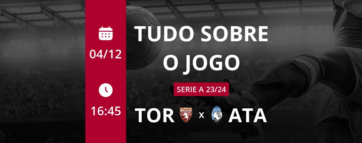 Atalanta e Torino fizeram um jogo espetacular de oito gols e um empate por  4 a 4