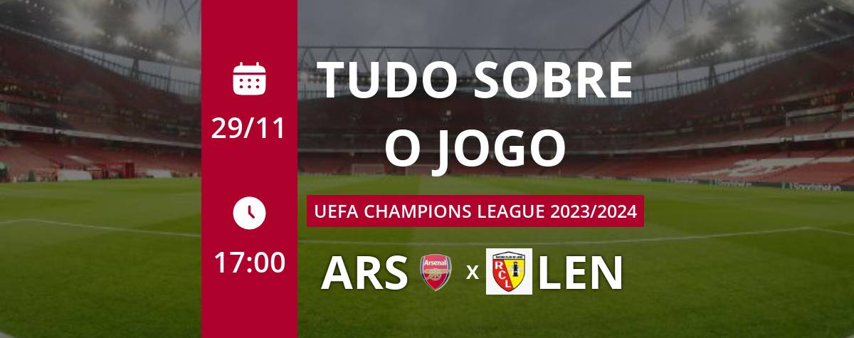 Ver: Lens x Arsenal em Direto