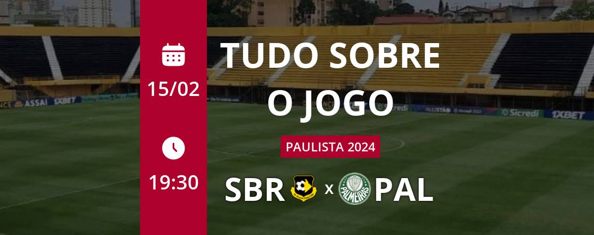 S O Bernardo X Palmeiras Que Horas O Jogo Hoje Onde Vai Ser E Mais Band