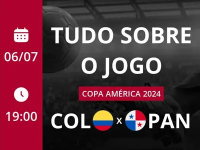 Colômbia x Panamá: placar ao vivo, escalações, lances, gols e mais