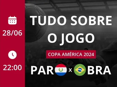 Paraguai x Brasil: placar ao vivo, escalações, lances, gols e mais