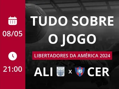 Alianza Lima x Cerro Porteño: placar ao vivo, escalações, lances, gols e mais