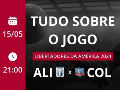 Alianza Lima x Colo Colo: que horas é o jogo hoje, onde vai ser e mais