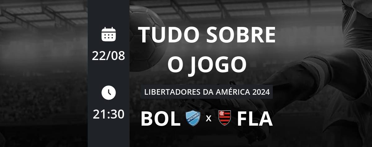 Jogos Bolivar ao vivo, tabela, resultados, Bolívar x Flamengo ao vivo