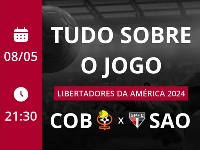 Cobresal x São Paulo: placar ao vivo, escalações, lances, gols e mais