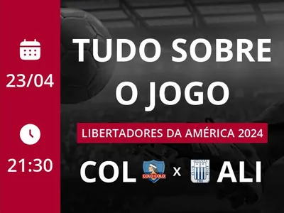 Colo Colo x Alianza Lima: que horas é o jogo hoje, onde vai ser e mais