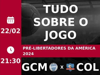 Godoy Cruz x Colo Colo: placar ao vivo, escalações, lances, gols e mais