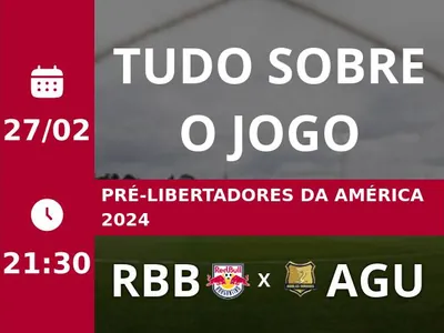 Red Bull Bragantino x Águilas Doradas: placar ao vivo, escalações, lances, gols e mais