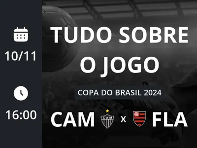 Atlético-MG x Flamengo: que horas é o jogo hoje, onde vai ser e mais