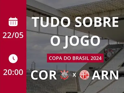 Corinthians x América-RN: que horas é o jogo hoje, onde vai ser e mais