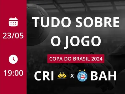 Criciúma x Bahia: que horas é o jogo hoje, onde vai ser e mais