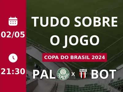 Palmeiras x Botafogo: placar ao vivo, escalações, lances, gols e mais