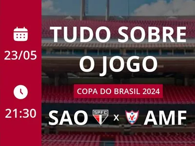 São Paulo x Águia de Marabá: que horas é o jogo hoje, onde vai ser e mais