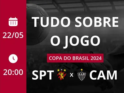 Sport x Atlético-MG: que horas é o jogo hoje, onde vai ser e mais