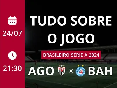 Atlético-GO x Bahia: placar ao vivo, escalações, lances, gols e mais