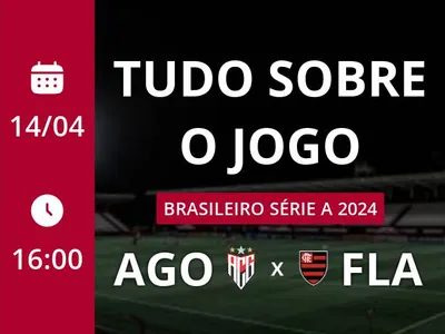 Atlético-GO x Flamengo: placar ao vivo, escalações, lances, gols e mais