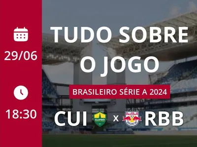 Cuiabá x Red Bull Bragantino: placar ao vivo, escalações, lances, gols e mais