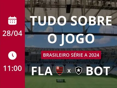 Flamengo x Botafogo: placar ao vivo, escalações, lances, gols e mais