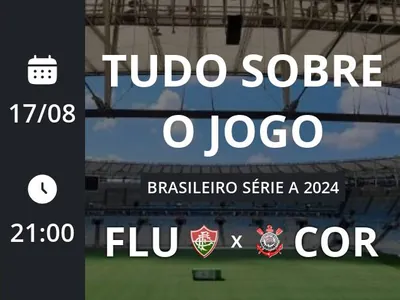 Fluminense x Corinthians: placar ao vivo, escalações, lances, gols e mais