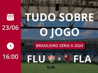 Fluminense x Flamengo: placar ao vivo, escalações, lances, gols e mais