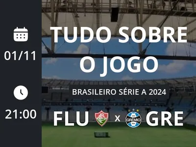 Fluminense x Grêmio: placar ao vivo, escalações, lances, gols e mais