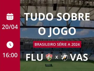 Fluminense x Vasco: placar ao vivo, escalações, lances, gols e mais