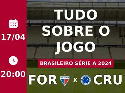 Fortaleza x Cruzeiro: placar ao vivo, escalações, lances, gols e mais