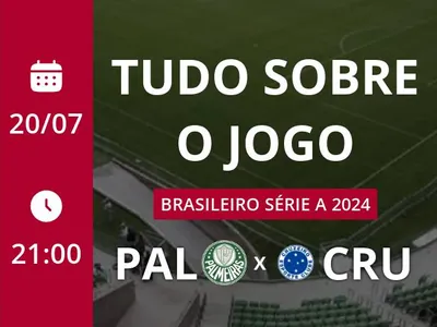 Palmeiras x Cruzeiro: placar ao vivo, escalações, lances, gols e mais