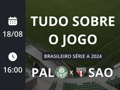 Palmeiras x São Paulo: placar ao vivo, escalações, lances, gols e mais