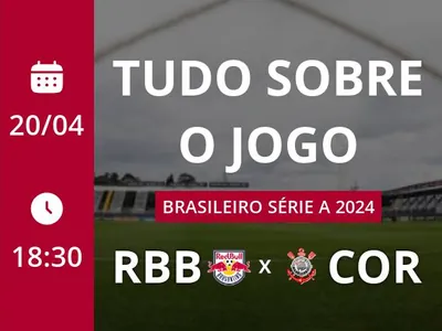 Red Bull Bragantino x Corinthians: placar ao vivo, escalações, lances, gols e mais