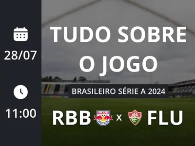 Red Bull Bragantino x Fluminense: placar ao vivo, escalações, lances, gols e mais