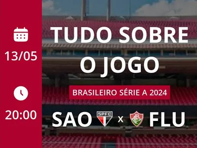 São Paulo x Fluminense: placar ao vivo, escalações, lances, gols e mais