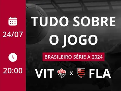 Vitória x Flamengo: placar ao vivo, escalações, lances, gols e mais