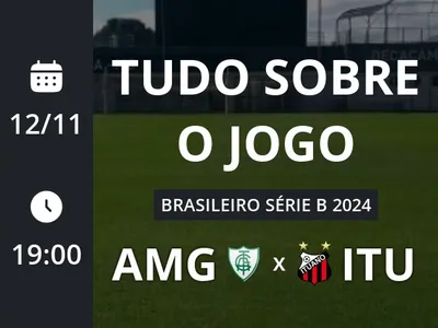 América-MG x Ituano: placar ao vivo, escalações, lances, gols e mais