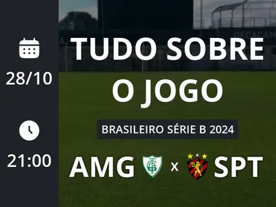 América-MG x Sport: placar ao vivo, escalações, lances, gols e mais