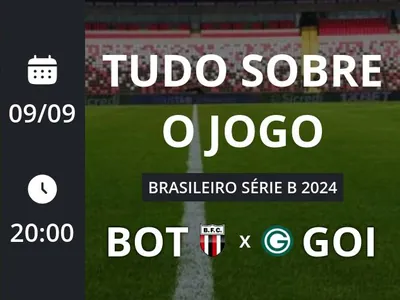 Botafogo x Goiás: placar ao vivo, escalações, lances, gols e mais