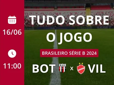 Botafogo x Vila Nova: placar ao vivo, escalações, lances, gols e mais