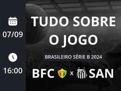 Brusque x Santos: placar ao vivo, escalações, lances, gols e mais