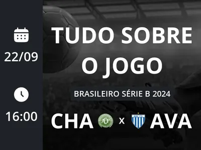 Chapecoense x Avaí: placar ao vivo, escalações, lances, gols e mais