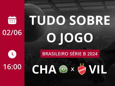Chapecoense x Vila Nova: placar ao vivo, escalações, lances, gols e mais