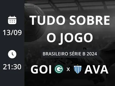 Goiás x Avaí: placar ao vivo, escalações, lances, gols e mais