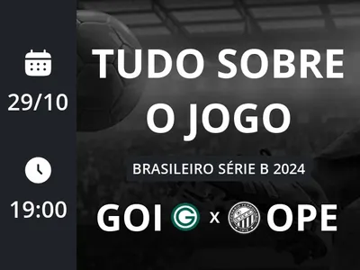 Goiás x Operário-PR: placar ao vivo, escalações, lances, gols e mais