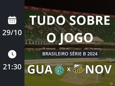 Guarani x Novorizontino: placar ao vivo, escalações, lances, gols e mais