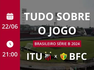 Ituano x Brusque: placar ao vivo, escalações, lances, gols e mais