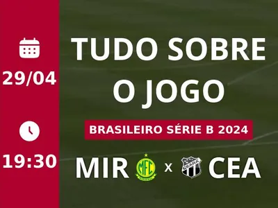 Mirassol vence Ceará com um gol no último minuto!